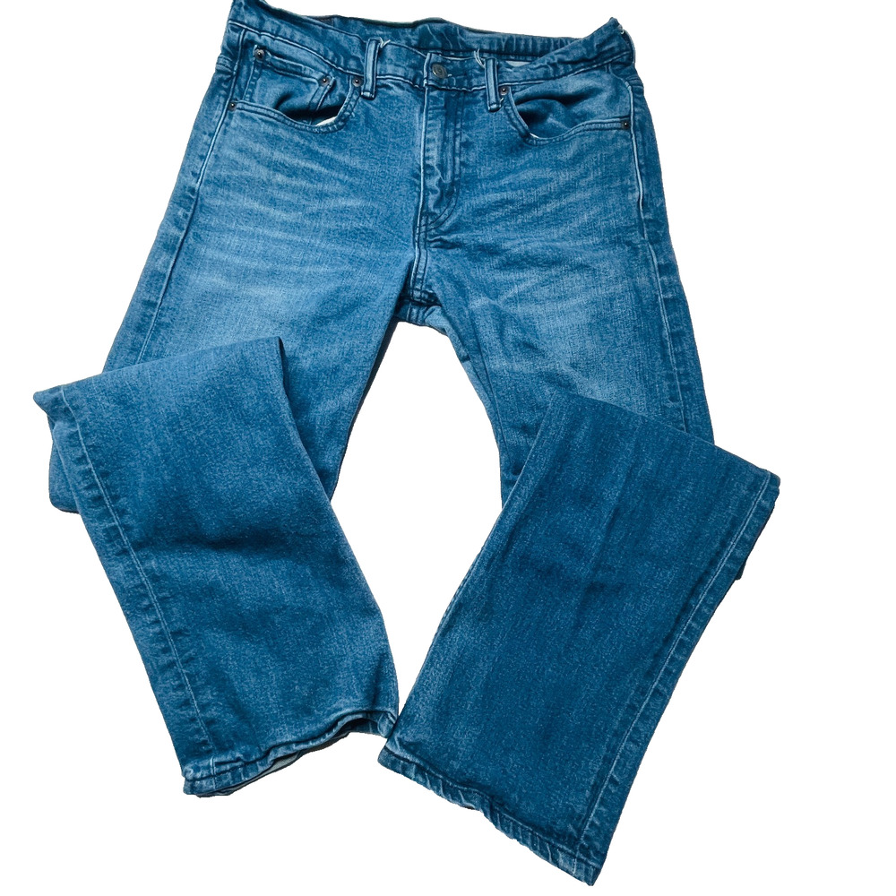 Levi's 569 Jeans Mens 31x34 Medium Wash Loose Straight Relaxed Dad Denim